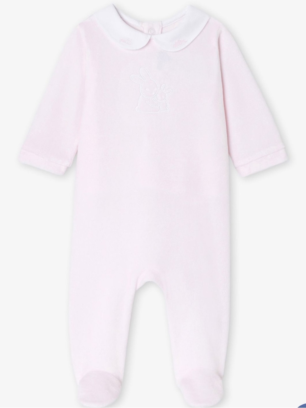 NWOT Jacadi Baby girl pajamas in velvet bouclette